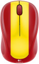 Мышь беспроводная Logitech M235 Spain красный жёлтый USB 910-0040282