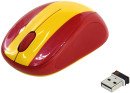 Мышь беспроводная Logitech M235 Spain красный жёлтый USB 910-0040283