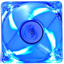 Вентилятор Deepcool XFAN 80L/В 80x80x25 3pin 20dB 1800rpm 60g голубой LED DP-FLED-XF80LB2