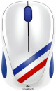 Мышь беспроводная Logitech M235 France белый синий красный USB 910-0040322