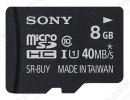 Карта памяти Micro SDHC 8Gb Class 10 Sony SR8UYA/T1 + адаптер SD3