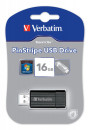 Флешка USB 16Gb Verbatim Store 'n' Go PinStripe 49063 USB2.0 черный3