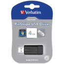 Флешка USB 4Gb Verbatim Store 'n' Go PinStripe 49061 USB2.0 черный5