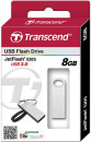 Флешка USB 8Gb Transcend TS8GJF520S серебристый5