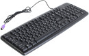 Клавиатура проводная Oklick 100M PS/2 черный2