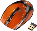 Мышь беспроводная HAMA Milano оранжевый чёрный USB H-523902