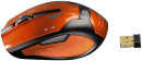 Мышь беспроводная HAMA Milano оранжевый чёрный USB H-523903
