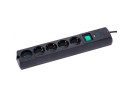 Сетевой фильтр MOST Lite LRG-USB 5 розеток 1.7 м черный