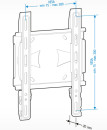 Кронштейн Holder LCDS-5045 металлик для ЖК ТВ 19-40" настенный от стены 20мм VESA 200x200 до 45 кг2