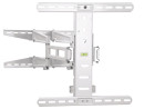 Кронштейн HAMA H-108758 XL белый для ЖК ТВ от 23" до 56" настенный наклон -12° поворот 180° VESA 400x400 max до 35 кг6