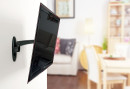 Кронштейн Holder LCDS-5025 черный для ЖК ТВ 26-60" VESA 340х120 настенный от стены 310мм наклон +15°/-25° поворот 270° до 50кг4