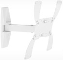 Кронштейн Holder LCDS-5020 белый для ЖК ТВ 15-40" настенный от стены 265мм наклон +15° поворот 100° до 30кг