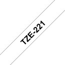 Лента ламинирования Brother TZ221 9мм для P-Touch черный на белом3