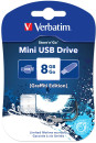 Флешка USB 8Gb Verbatim Store n Go Mini 98162 USB2.0 синий2
