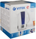 Чайник Vitek VT-1165-01 1850W 1.7л пластик белый/фиолетовый7