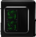 Корпус ATX Aerocool V3X Advance Evil Green Edition 600 Вт зелёный чёрный 47131059543022
