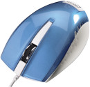 Мышь проводная HAMA Cino белый голубой USB H-538672