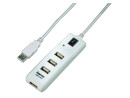 Концентратор USB 2.0 HAMA 00054591 4 x USB 2.0 белый