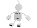 Концентратор USB 2.0 PCPet Human 4 x USB 2.0 белый2