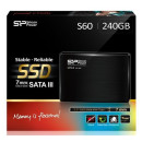 Твердотельный накопитель SSD 2.5" 240 Gb Silicon Power SP240GBSS3S60S25 Read 550Mb/s Write 520Mb/s MLC4
