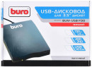 Внешний привод FDD BURO BUM-USB USB 2.0 черный Retail6