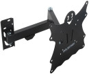 Кронштейн Kromax CASPER-204 черный LED/LCD 20-43" 5 степеней свободы наклон +5°-15° поворот 180° 57-410 мм от стены VESA 200x200 max 30 кг3