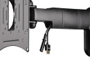 Кронштейн HAMA FULLMOTION H-118608 L черный для ЖК ТВ от 19" до 42" настенный наклон 20° поворот 90° VESA 200x200 до 20 кг6