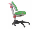 Кресло Buro KD-2/R/Race-Gr формула-1 зеленый фон красный пластик ручки3