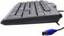 Клавиатура проводная Oklick 170M PS/2 черный2
