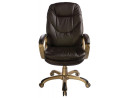 Кресло Buro CH-868YAXSN/COFFEE темно-коричневый искусственная кожа пластик золото3