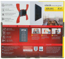 Кронштейн Holder LCDS-5057 черный для ЖК ТВ 19-32" настенный от стены 37мм наклон +10° до 30кг красно-черный5