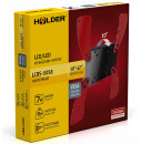Кронштейн Holder LCDS-5058 черно-красный для ЖК ТВ 19-37" настенный от стены 37мм наклон 10° VESA 300x300 до 30 кг3