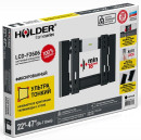Кронштейн Holder LCD-F2606-B черный для ЖК ТВ 22-47" настенный от стены 18мм наклон 0° VESA 200x200 до 30 кг3