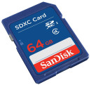 Карта памяти SDXC 64GB Class 4 SanDisk SDSDB-064G-B353