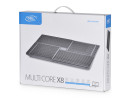 Подставка для ноутбука 17" Deepcool MULTI CORE X8 381x268x29mm 2xUSB 1290g Fan-control 23dB черный DP-N422-X8BK8