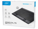 Подставка для ноутбука 17" Deepcool WIND PAL FS 382x262x24mm 2xUSB 793g Fan-control 22-27dB черный10
