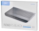 Подставка для ноутбука 17" Deepcool N360 FS BLACK 380x300x30mm 2xUSB 917g 16-20dB черный6