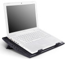 Подставка для ноутбука 17" Deepcool WIND PAL 382x262x24mm 4xUSB 793g Fan-control 22-27dB черный DP-N242WPALBK2