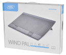 Подставка для ноутбука 17" Deepcool WIND PAL 382x262x24mm 4xUSB 793g Fan-control 22-27dB черный DP-N242WPALBK10