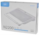 Подставка для ноутбука 15.6" Deepcool N2200 350x273x55mm 2xUSB 721g 25dB белый