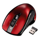 Мышь беспроводная HAMA Mirano H-53877 красный чёрный USB2