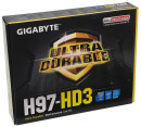 Материнская плата GigaByte GA-H97-HD3 Socket 1150 H97 4xDDR3 2xPCI-E 16x 2xPCI 2xPCI-E 1x 6xSATAIII ATX Retail2