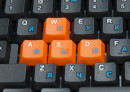 Клавиатура проводная Dialog Standart KS-020U USB черный оранжевый4