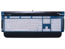 Клавиатура проводная Dialog Katana КК-L06U USB черный белый синий