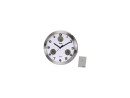 Часы Hama H-113982 AG-300 настенные аналоговые с метеостанцией серебристый2