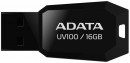 Флешка USB 16Gb A-Data UV100 AUV100-16G-RBK черный2