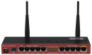 Беспроводной маршрутизатор MikroTik RB2011UiAS-2HnD-IN 802.11bgn 300Mbps 2.4 ГГц 10xLAN USB SFP черный красный