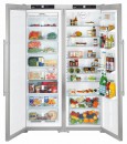 Холодильник Side by Side Liebherr SBSes 7252-24 001 серебристый2