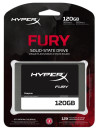 Твердотельный накопитель SSD 2.5" 120 Gb Kingston HyperX FURY SSD Read 420Mb/s Write 120Mb/s MLC5