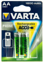 Аккумуляторы 1600 mAh Varta Phone Power AA 2 шт